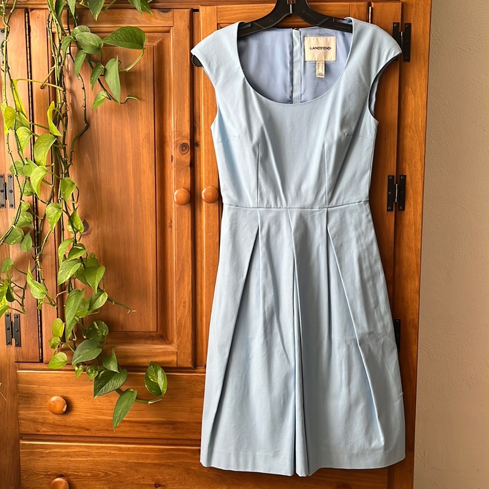 NWOT Lands End Fit & Flare Dress